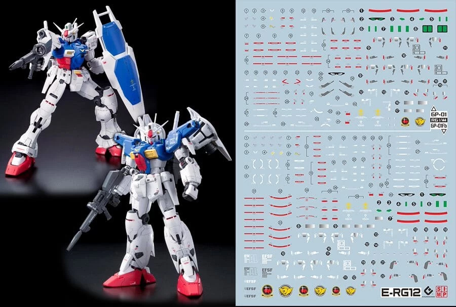 C77 RG GP01/GP01FB Decal Sheet 1 C77 RG GP01/GP01FB Decal Sheet