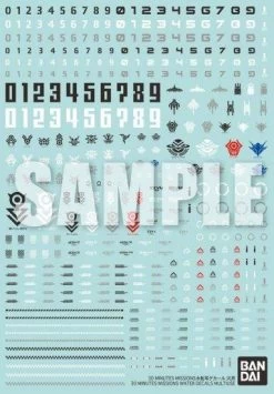 Bandai 30 MINUTES MISSIONS WATER SLIDE DECAL GENERAL
