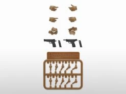 Little Armory LAOP06 Figma Tactical Gloves 2 Handgun Set (Tan)