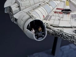 Bandai Star Wars The Rise Of Skywalker Millennium Falcon 1/144 Scale Model Kit -Model handmade 1 144 millennium falcon the rise of skywalker ver 04