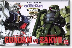 Bandai HG Gundam VS Zaku 2 Bandai HG Gundam VS Zaku - Image 2
