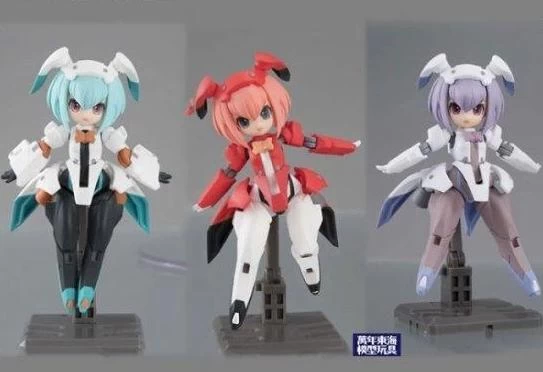 MegaHouse Desktop Army F-60s Frea Nabbit Sisters 1 MegaHouse Desktop Army F-60s Frea Nabbit Sisters