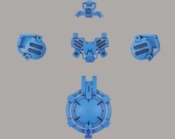 Bandai 30 Minutes Missions #08 Special Forces (Portanova Light Blue) Armor Set