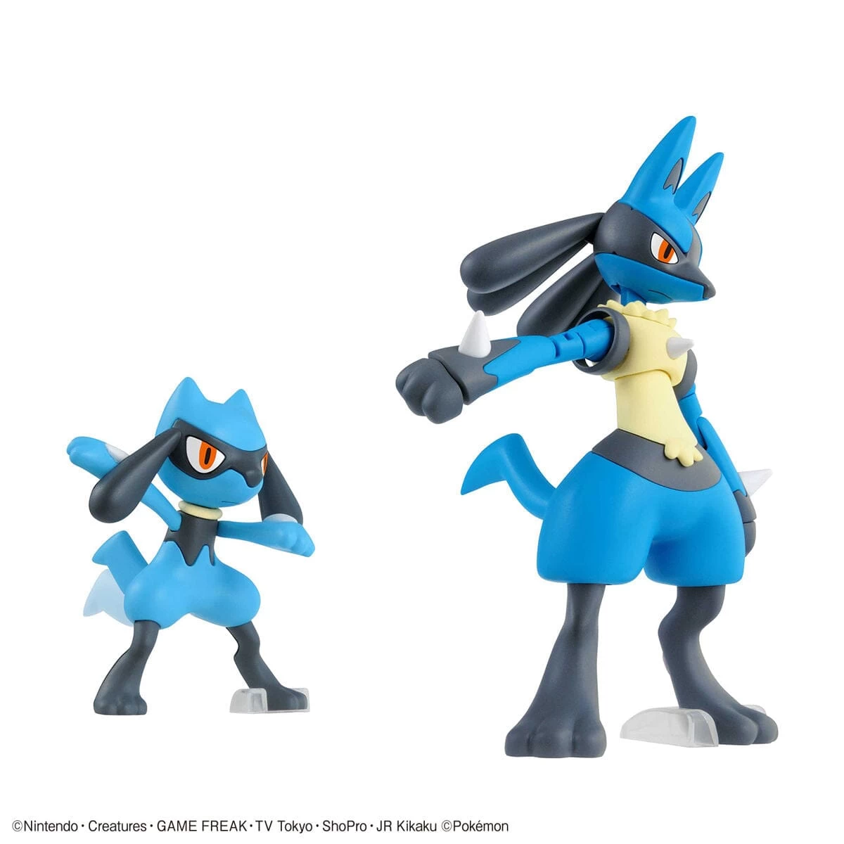 Bandai Pokemon Plamo Collection #44 Riolu & Lucario Model Kit 2 Bandai Pokemon Plamo Collection #44 Riolu & Lucario Model Kit - Image 2