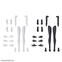 Bandai 30 Minutes Sisters Option Body Parts Arm & Leg Parts (White And Black) -Model handmade 153 5249 o 1grcuosunb3du8311623ued2n23