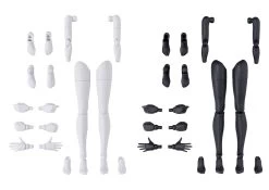 Bandai 30 Minutes Sisters Option Body Parts Arm & Leg Parts (White And Black)