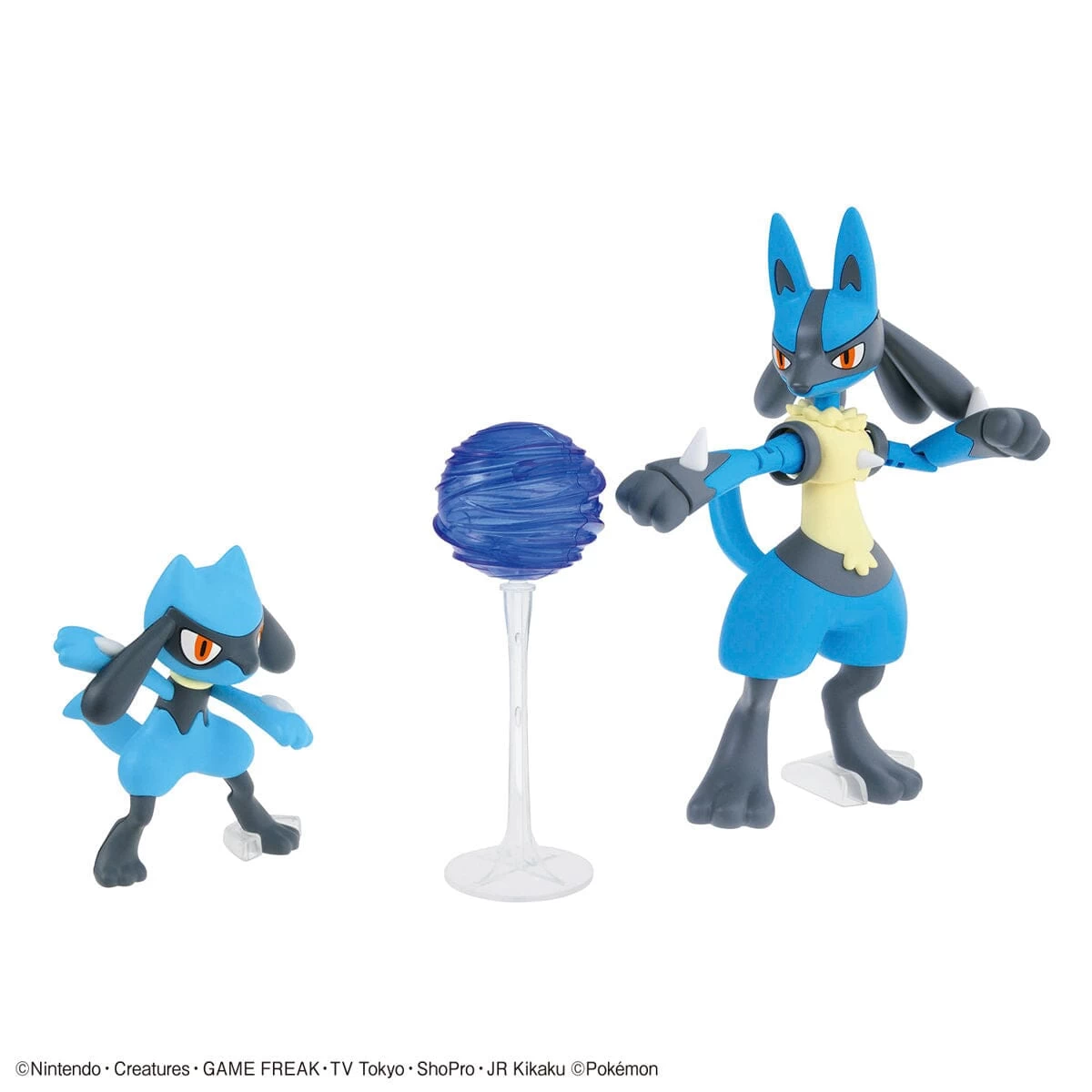 Bandai Pokemon Plamo Collection #44 Riolu & Lucario Model Kit 3 Bandai Pokemon Plamo Collection #44 Riolu & Lucario Model Kit - Image 3