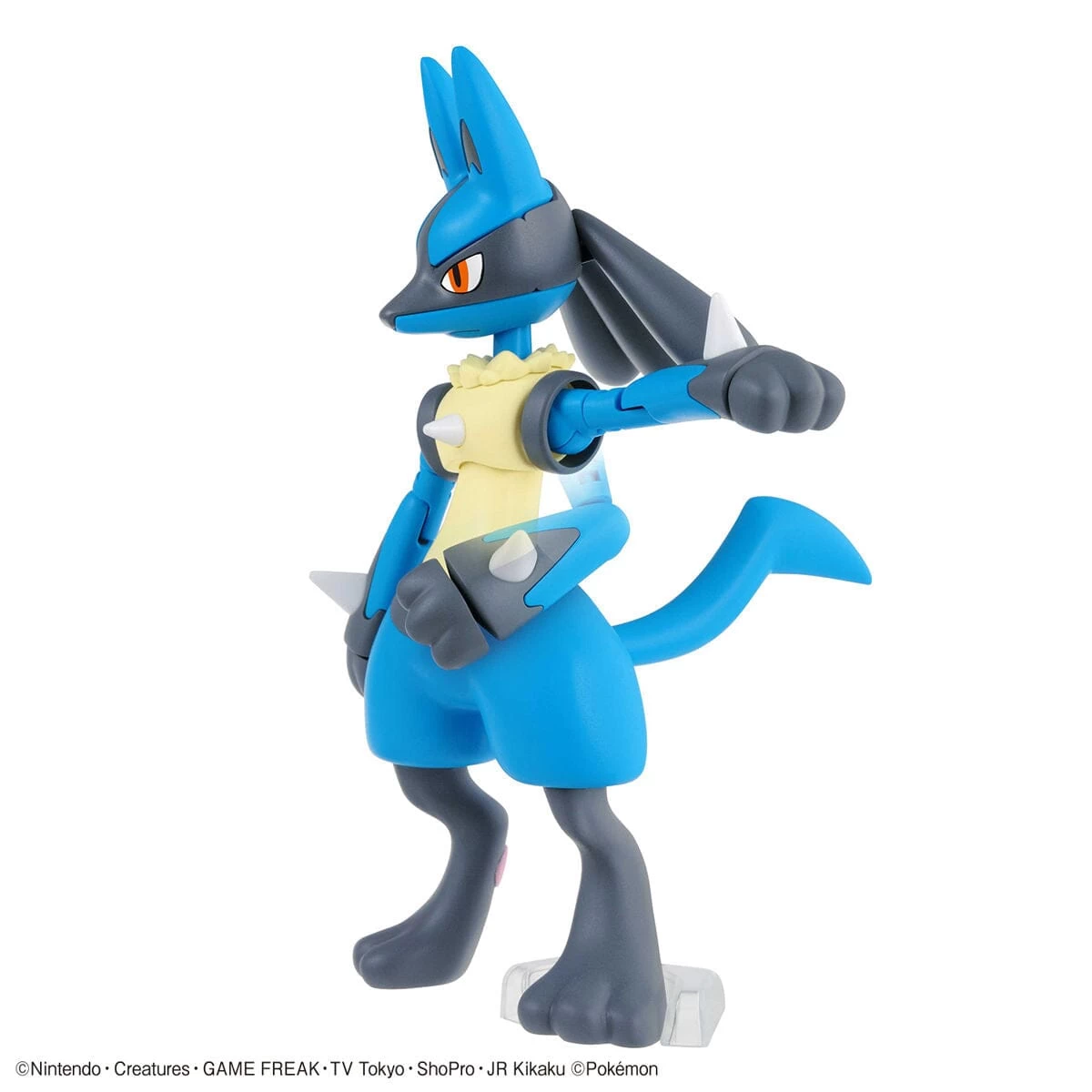 Bandai Pokemon Plamo Collection #44 Riolu & Lucario Model Kit 6 Bandai Pokemon Plamo Collection #44 Riolu & Lucario Model Kit - Image 6