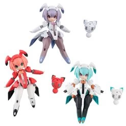 MegaHouse Desktop Army F-606s Flare Nabbit Sisters Box Of 3 Figures