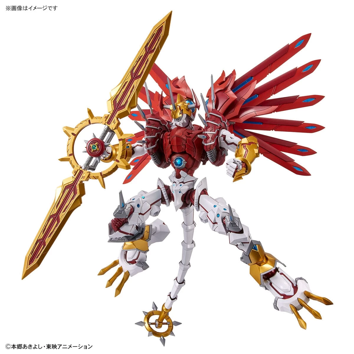 Bandai Digimon Savers Figure-rise Standard Amplified ShineGreymon Model Kit 12 Bandai Digimon Savers Figure-rise Standard Amplified ShineGreymon Model Kit - Image 12