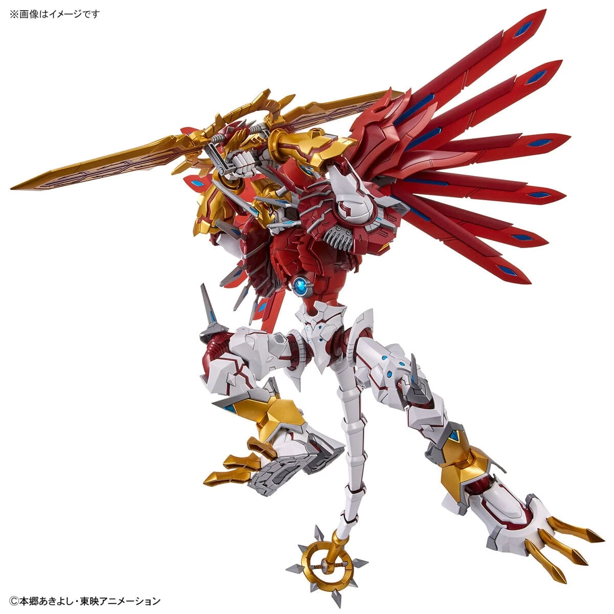 Bandai Digimon Savers Figure-rise Standard Amplified ShineGreymon Model Kit 13 Bandai Digimon Savers Figure-rise Standard Amplified ShineGreymon Model Kit - Image 13
