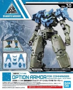 Bandai 30MM OP-30 OPTION ARMOR FOR COMMANDER (CIELNOVA/BLUE GRAY) 6 Bandai 30MM OP-30 OPTION ARMOR FOR COMMANDER (CIELNOVA/BLUE GRAY) -Model handmade 30mm option armor for commander cielnova blue gray box