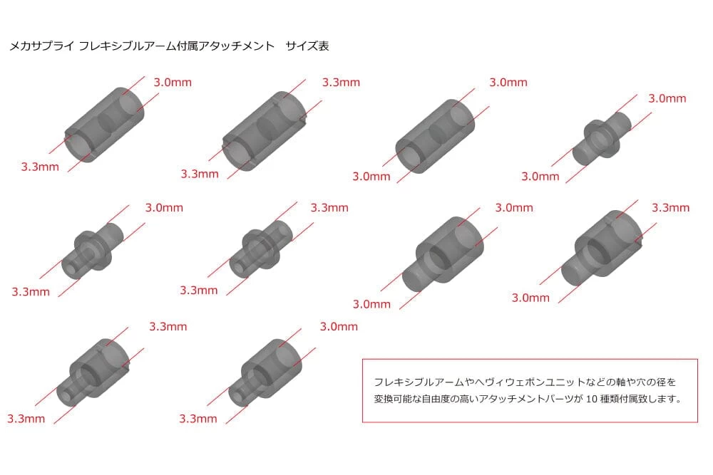 M.S.G. Modeling Support Goods Mecha Supply 01 Flexible Arms (Type A) 10 M.S.G. Modeling Support Goods Mecha Supply 01 Flexible Arms (Type A) - Image 10