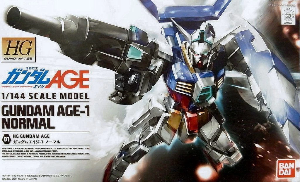 Bandai HGAGE 1/144 #01 Gundam AGE-1 Normal 2 Bandai HGAGE 1/144 #01 Gundam AGE-1 Normal - Image 2