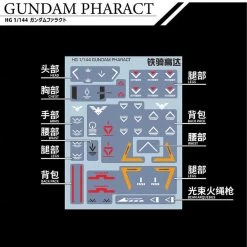 C85 TWFM HG Aerial Rebuild / Pharact / Heindree / Zowort / Tickbalang Decal Sheet -Model handmade C85TWFMHGGundamAerialRebuid 6 1