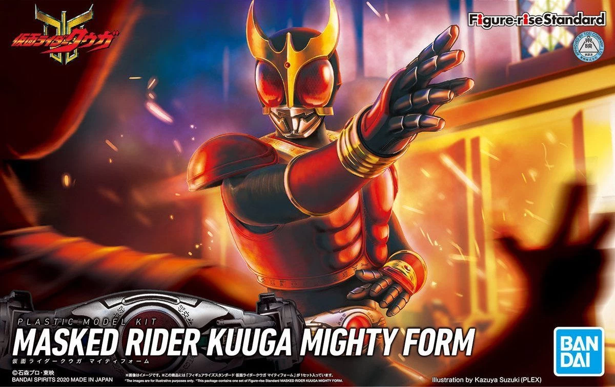 Bandai Kamen Rider Figure-rise Standard Kamen Rider Kuuga Mighty Form Model Kit 2 Bandai Kamen Rider Figure-rise Standard Kamen Rider Kuuga Mighty Form Model Kit - Image 2
