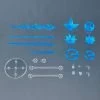 Bandai CUSTOMIZE EFFECT GUNFIRE IMAGE 02 (BLUE)
