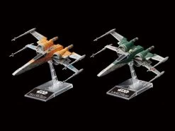 Bandai Star Wars Poe's X-Wing & X-Wing Fighter (The Rise Of Skywalker) 1/144 Scale Model Kit Set -Model handmade e8f0a3e7 67f3 40fa 8dc5 397736710759