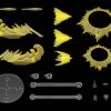 Bandai 30 Minutes Missions #07 Customize Action Effect (Yellow) Accessory Set