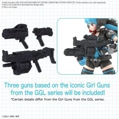 Bandai GIRL GUN LADY & 30MS (30 MINUTES SISTERS) COMPATIBLE OPTIONAL PARTS SET -Model handmade ggl 30ms compatible optionparts 04 enth