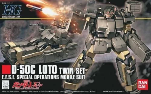 Bandai HGUC 1/144 #106 D-50C Loto (Twin Set) 2 Bandai HGUC 1/144 #106 D-50C Loto (Twin Set) - Image 2