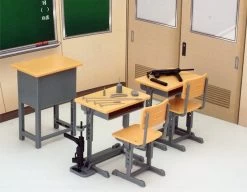 TomyTec Little Armory 1/12 LD013 Defense School Desk -Model handmade tmt28231 5