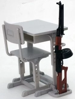 TomyTec Little Armory 1/12 LD013 Defense School Desk -Model handmade tmt28231 6