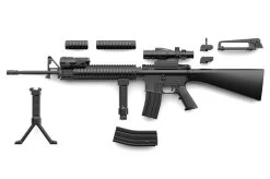 TomyTec Little Armory 1/12 LA056 M16A4 Rifle -Model handmade tmt30746 2